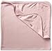 L'ovedbaby Unisex-Baby Newborn Organic Swaddling Blanket, Mauve, one size