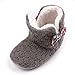 MiYuebb Toddler Boy/Girls Snow Boot Fleece Woollen Fur Knitted Baby Boots Warm Baby Booties