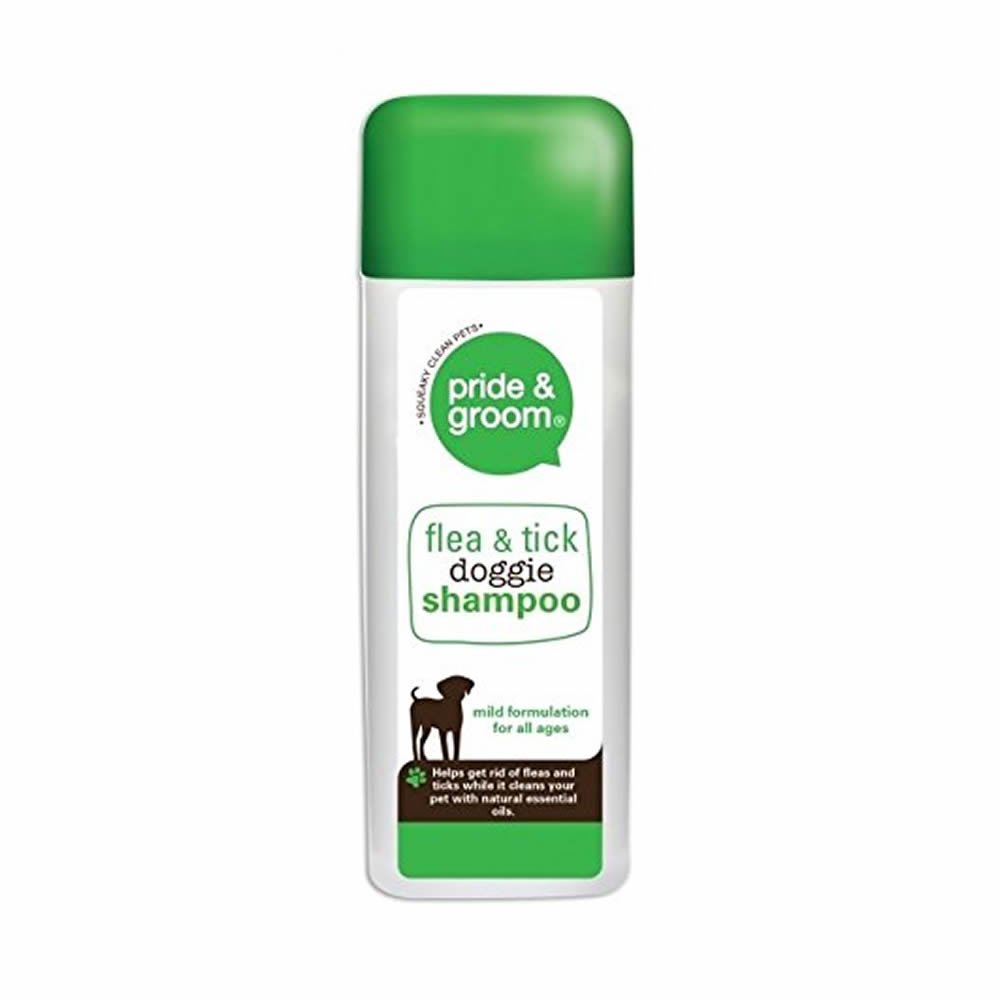 Pride & Groom Flea & Tick Dog Shampoo 300ml