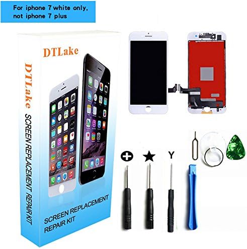 For iPhone 7 plus 5.5 inch LCD Replacement screen with Touch Screen Digitizer Fram Assembly Full Set + free Tools (white)