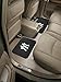 FANMATS 12309 MLB New York Yankees Back Row Utility Car Mats - 2 Piece Set, 14in. x 17in., All Weather Protection, Universal Fit, Deep Resevoir Design, Molded Team Logo