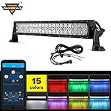 Auxbeam 22 Inch RGB LED Light Bar Multi-color light