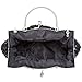UBORSE Beaded Sequin Design Flower Wedding Evening Purse Vintage Large Clutch Bag Black
