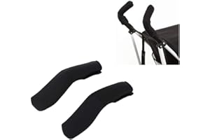 TNFEEON 2PCS Stroller Help Gloves Handle Cover Baby Kid Pushchair Pram Stroller Black