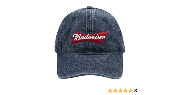 Budweiser Blue Acid Washed Adjustable 