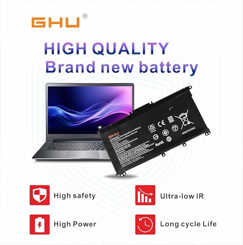 GHU HT03XL HTO3XL L11119-855 Batería para HP 14-CE 14-CF 14-CK 14-DH 15-CR 15-CS 15-CW 15-DA 15-DB 15-DW 15-DY 17-by 17-CA 11.55V 41.9Wh