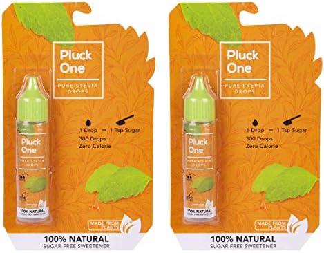 Stevia Liquid Drops Gluten Free - Natural Sugar Substitute Combo Of 2 Each 15 ml ( 0.50 0Z)