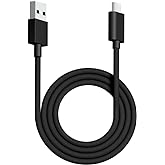 PWNAGE Ultra Custom Paracord Ultra Flexible USB C Cable for Gaming Keyboard, Mouse, Charging, Double-Sleeved Mechanical Keyboard Cable, 1.8M USB-A to USB-C, Black Color