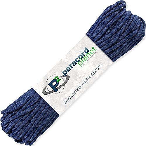 Paracord Planet 100' Hanks Parachute 550 Cord Type III 7 Strand Paracord Top 40 Most Popular Colors (Midnight Blue) Paracord Planet 100' Hanks Parachute 550 Cord Type III 7 Strand Paracord Top 40 Most Popular Colors (Midnight Blue)
