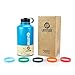 45 Degree Latitude Beer Growler, Enjoy Your Favorite Craft Beer Or IPA From The Comfort Of Your Own Home, Stainless Steel Growler 64 oz - Cayman Blue