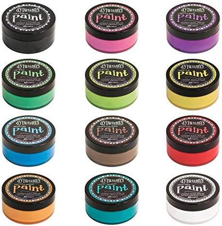 12 Vibrant Acrylic Paints Bundle by 