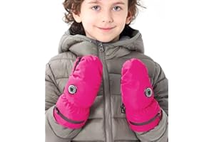 Aroma Season Electric Heated Winter Gloves for Kids and Baby Mittens, Toddler Warm Waterproof Ski Snow Gloves