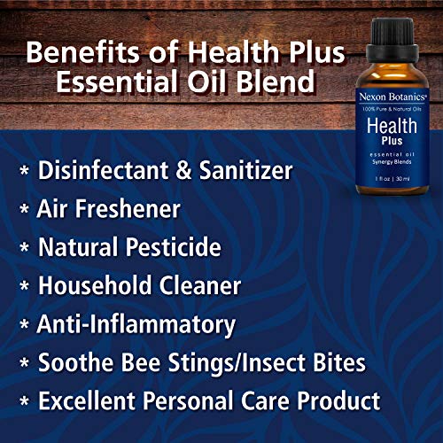 Nexon Botanics Robbers Health Immunity Essential Oil Blend 30 ml - Pure and Natural Synergy of Five Undiluted Guards Essential Oils - Defense Shield for Immune System Against Germ