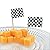 Party Supply Checkered Flag Racing Food Cupcake Hors D'oeuvers Picks Pack of 144