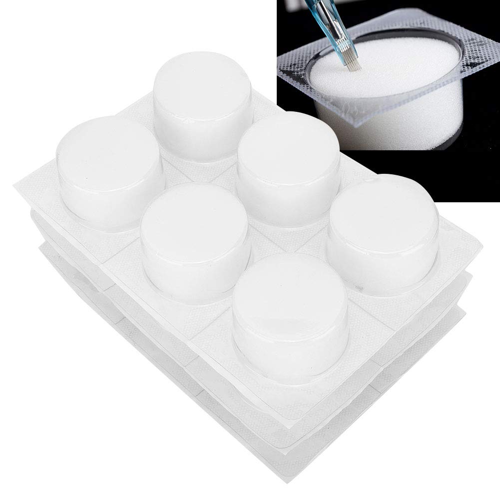 ZJchao Tattoo Needle Cleaning Cup, 18pcs/box Sponge Accessory for Cleaning Blending Drying Diluting Tattoo Ink