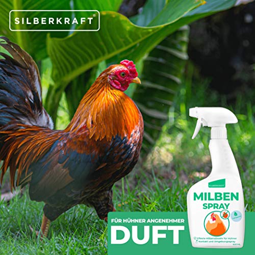 Silberkraft Milbenspray 500 ml für Hühner und Ziervögel, zuverlässiger Milbenschutz, effizientes und garantiert hilfreiches Anti-Milben-Mittel – Bild 6