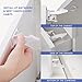 MPS 11 [Upgraded] Child Safety Cabinet Latches Locks, 10 Packs, Easy to Install, No Tools or Drilling Needed, Invisible Design, with Buckles and Screws-White, 2.8