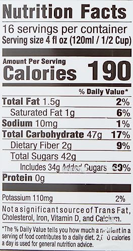 TORANI REAL FRUIT SMOOTHIE MIX, PINA COLADA, 64 OUNCE