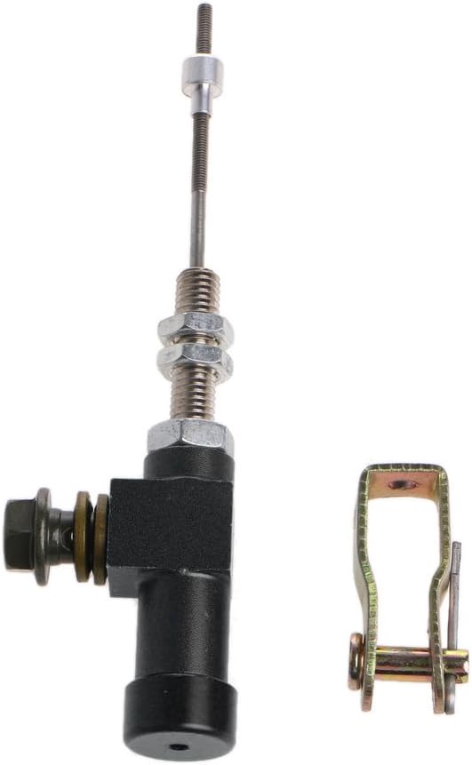 planuuik Motorcycle Hydraulic Clutch Master Cylinder Rod Brake Pump M10x1.25mm Aluminum