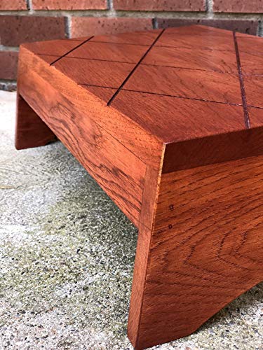 Wood Step Stool, Footstool by CW Furniture, Large, Handicap, Choose Finish, Wooden, Bed, Grandma Gift, Grandpa Gift, Custom - Thumbnail 7