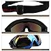 Tactical Windproof Cycling Googles Uv400 Motorcycle Ski Snowboard Goggles Eyewear Sports Protective Safety Glasses with Extra Long Adjustable Strap