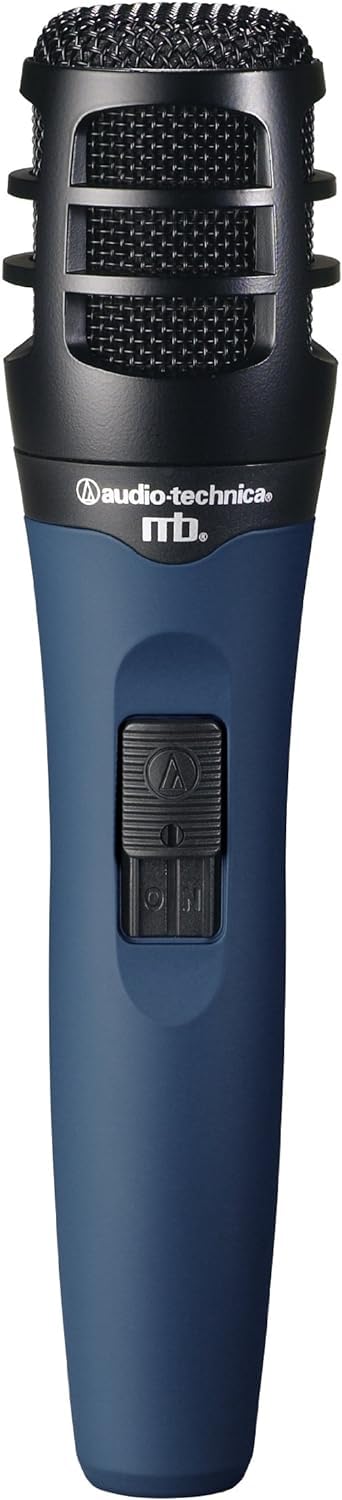 Audio-Technica MB2K Handheld/Stand Hypercardioid Dynamic Instrument Microphone Blue