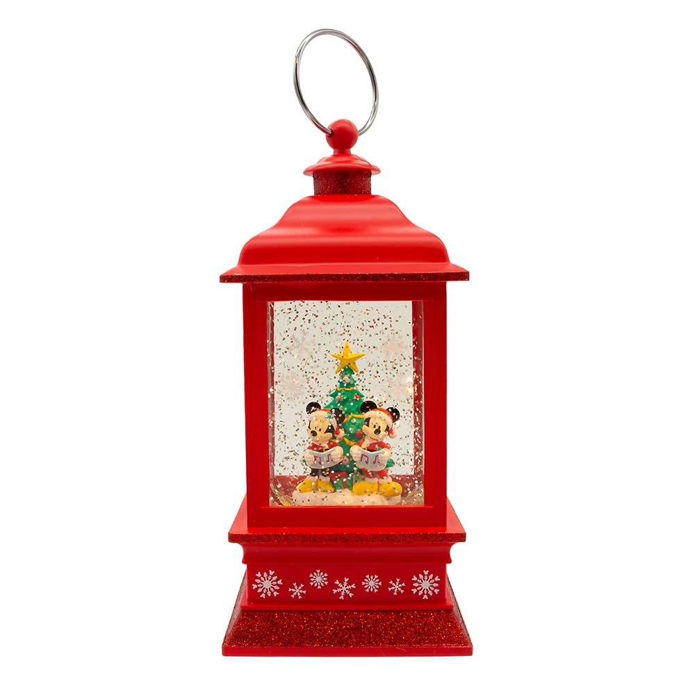 Photo 1 of Kurt Adler 9-Inch Battery-Operated Disney© Mickey and Minnie Spinning Musical Light-Up Lantern