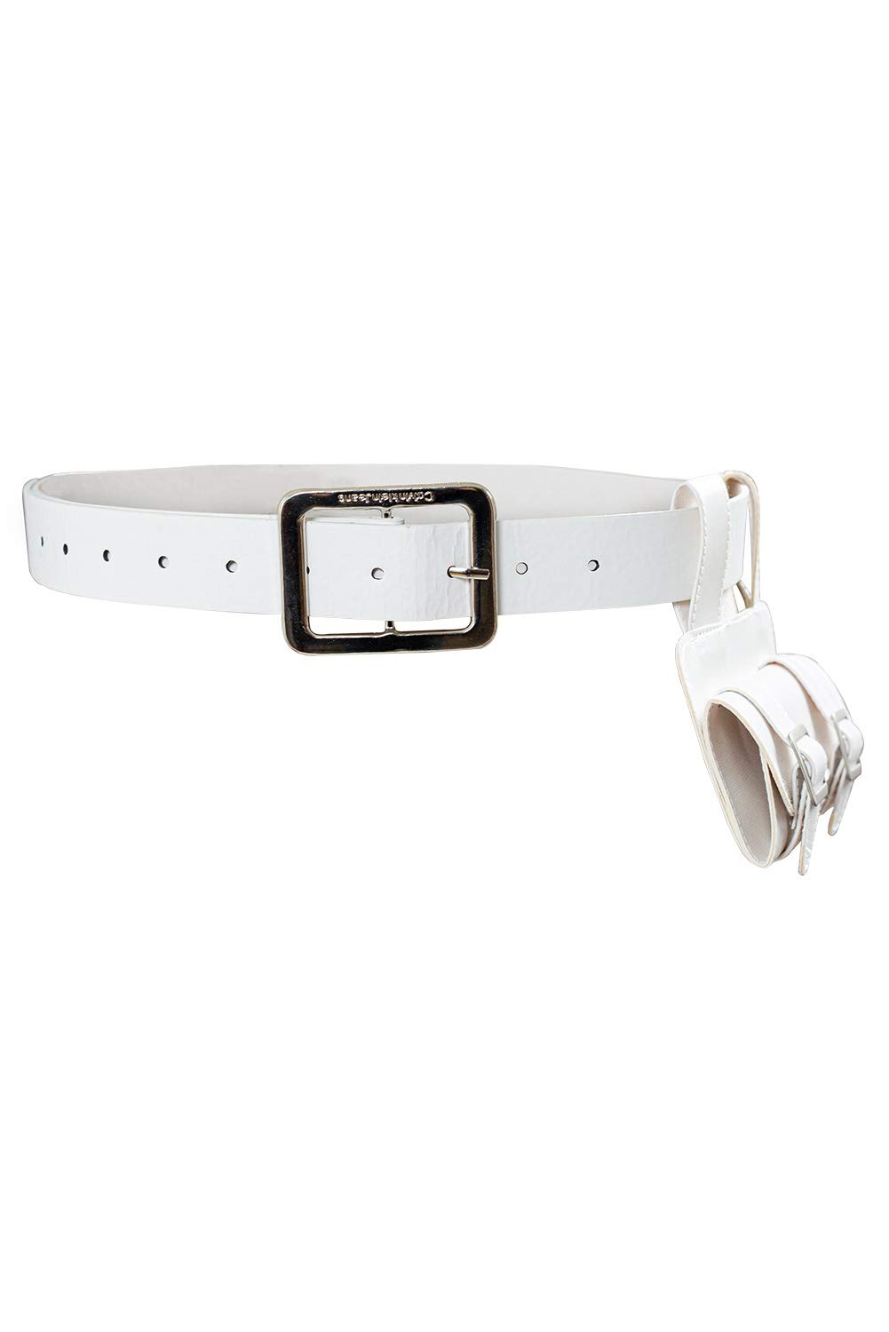 icewalker White Leather Belt Unisex Warrior Cosplay Sword Holder Belt Anime Cosplay Accessories Length 100cm