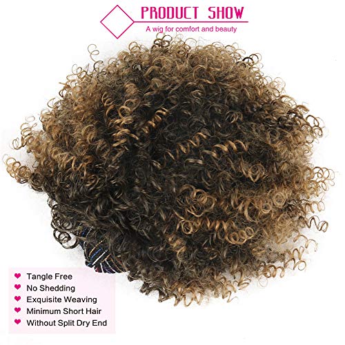 LESOA-Kinky-Curly-Wig-Headband-Wig-for-Black-WomenWrap-Wig-2-in-1-Afro-Wig-Short-Curly-Wigs-For-Black-Women-Synthetic-Jerry-Curly-Hair-Wigs-with-Headwraps-Curly-Full-Wig-Heat-Resistant-Hair-for-Women