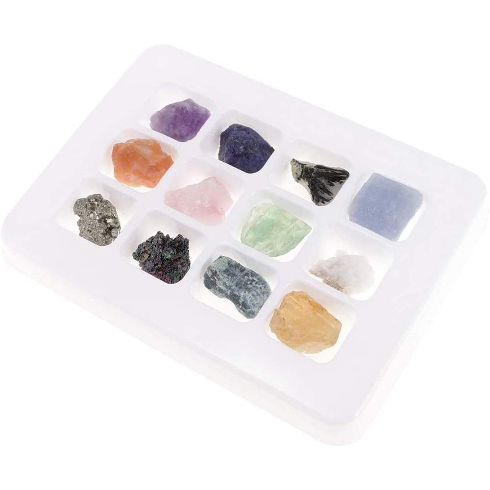POFET Educational Geology Science Kit Rock & Mineral Collection PK546-5 Pack Of 12
