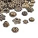 BronaGrand 100 Gram(About 150-250pcs) Bali Style Jewelry Making Metal Bead Caps Deluxe New Mix,Bronze