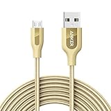 Anker PowerLine+ Micro USB (10ft) The Premium Durable Cable [Double Braided Nylon] for Samsung, Nexus, LG, Motorola, Android Smartphones and More
