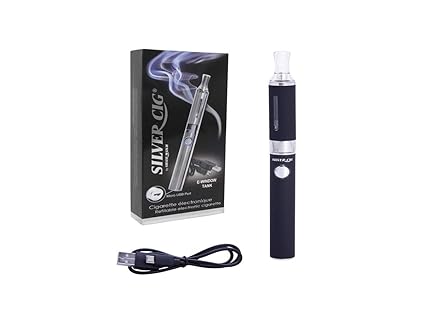 Silver Cig EVOD 650 mAh Charger Batterie 1,7ml Tank Micro USB Kabel Set