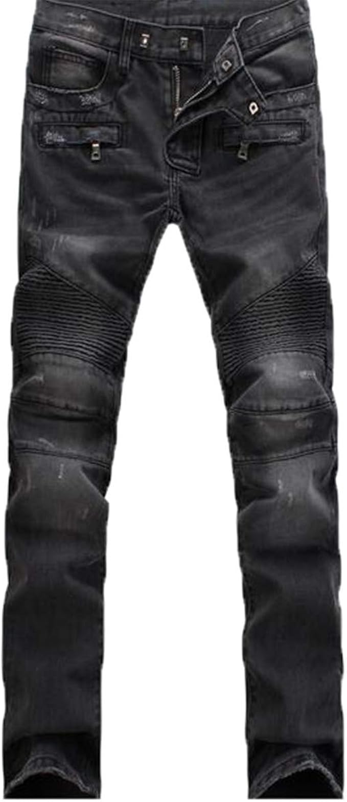 black scratch pant jeans