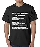 BeWild Brand® - Top Ten Rules For Dating My Daughter Mens T-shirt