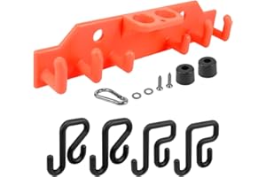 CNQLIS Lineman Tool Board Organizer - Truck Tool Holder for Hooks & Accessories - Includes 2X 2' & 2X 3' Aerial Bucket Hooks(