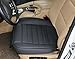 EDEALYN Car Seat Cover Front seat Protection Cover for Truck, SUV,1pcs Front Row seat Cover (L, Black)