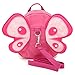 Hipiwe Butterfly Baby Walking Safety Backpack Anti-Lost Mini Bag Toddler Child Strap Backpack with Safety Leash (Pink) (Pink)