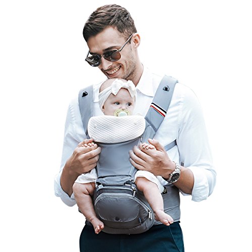 Bebamour Baby Carrier with Hip Seat for All Seasons, 6 in 1
Comfortable & Safe for Infant & Toddlers,Ergonomic Baby Backpack
Carrier For Baby Shower Gift (Grey) Bebamour Baby Carrier with Hip Seat for All Seasons, 6 in 1
Comfortable & Safe for Infant & Toddlers,Ergonomic Baby Backpack
Carrier For Baby Shower Gift (Grey)