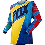 Fox Racing 180 Vandal Men's MX Motorcycle Jerseys - Yellow/Blue / 2X-Large