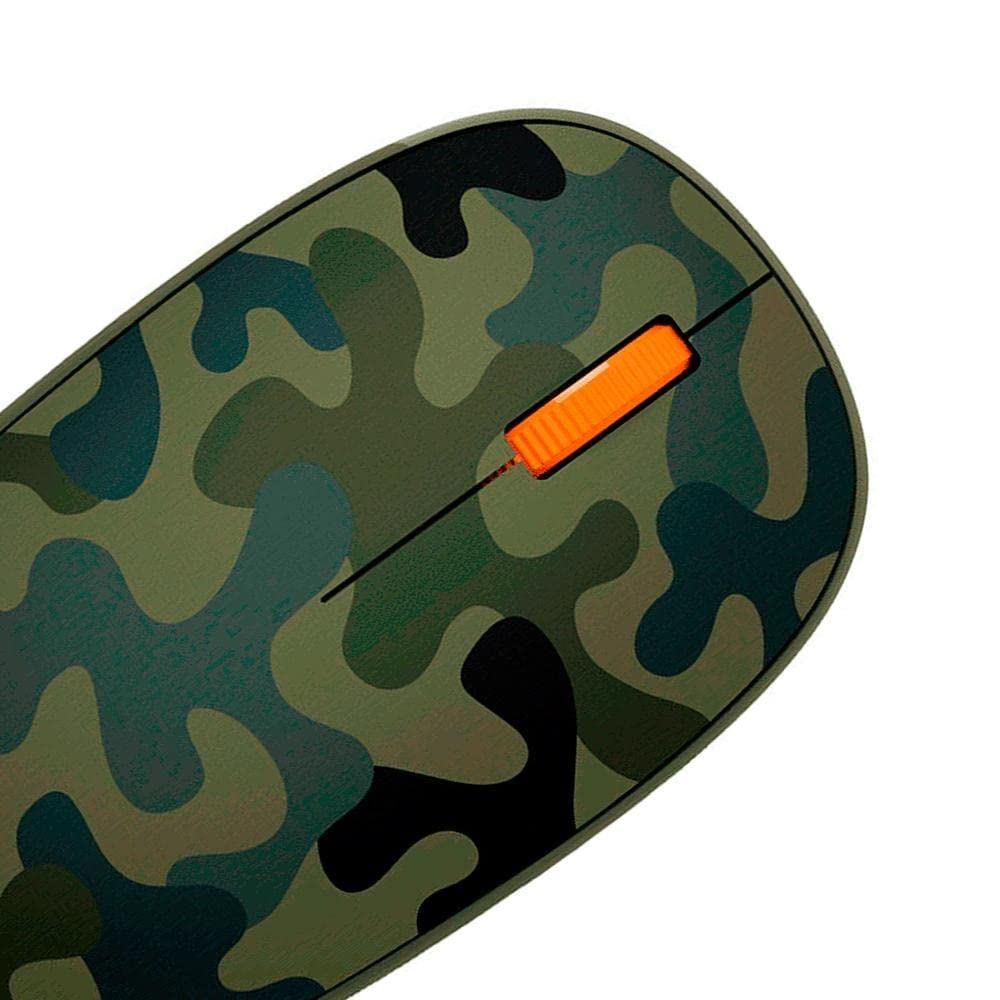 Microsoft Bluetooth Mouse - Forest Camo. Compact, Comfortable Design, Right/Left Hand Use, 3-Buttons, Wireless Bluetooth Mouse for PC/Laptop/Desktop, Works with for Mac/Windows Computers