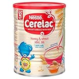 Nestle Cerelac, Honey and Wheat with Milk, 14.11 Ounce Can