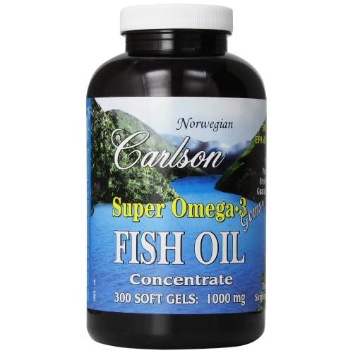 Carlson Labs Super Omega-3 Gems, 1000mg, 300 Softgels image