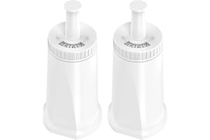 ARETHONE Replacement Water Filter for Breville Espresso Coffee Machine, Compatible with Breville Sage Oracle Touch, Claro Swiss, Barista & Bambino, BES880/BES878/BES920/BES980/BES990 (2 pack)