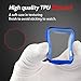 Smiling Apple Watch 3 Case with Built in TPU Screen Protector All-Around Protective Case High Definition Clear Ultra-Thin Cover for Apple iwatch 42mm Series 3 and Series 2 (Blue)
