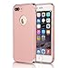iPhone 7 Plus Case, VANSIN 3 in 1 Ultra Thin and Slim Hard Case Coated Non Slip Matte Surface with Electroplate Frame for Apple iPhone 7 Plus (5.5')(2016) - (Rose Gold)