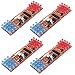 Icstation NE555 Red Blue LED Flashing Strobe Lights Kits DIY Electronics Soldering Practice Set (Pack of 4)