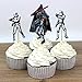 Star Wars Theme Party Decorative Cupcake Topper for Kids Birthday Party