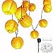 ALED LIGHT Solar Lantern String LED Lights 18FT/5.5M 30 LEDs, LED String Lights Outdoor IP65 Waterproof for Garden,Patio,Party Decor