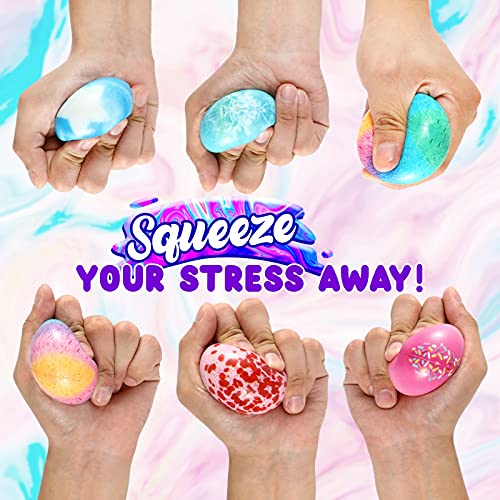 Richtim Stress Ball for Kids, Stress Ball 8 Pack for Gifts Colorful
